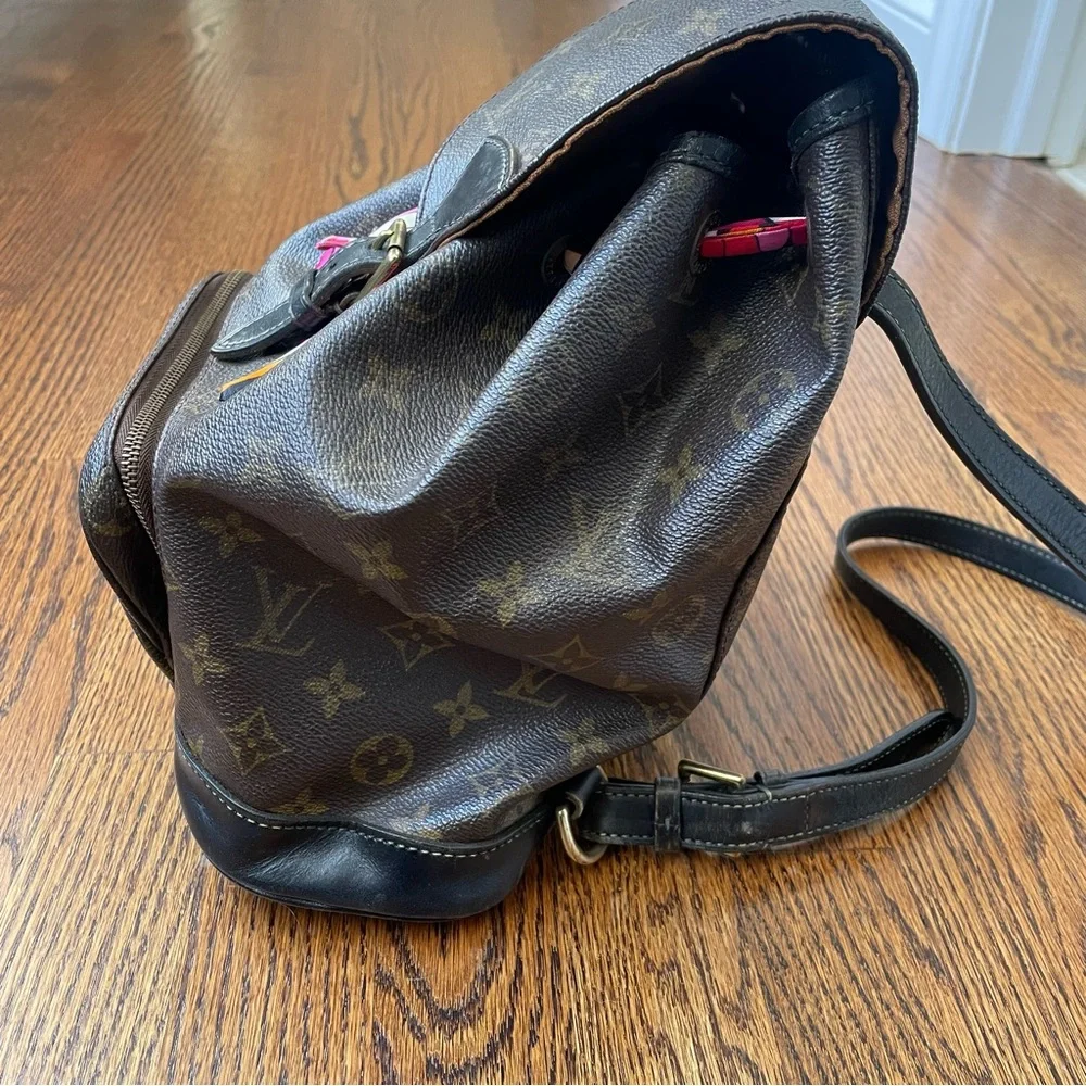 Authentic Louis Vuitton Monogram Montsouris MM Backpack - Picture 4 of 16